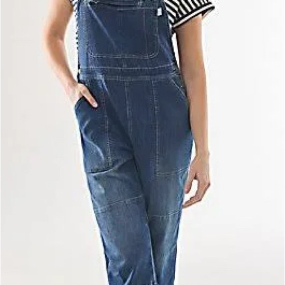 Martha Stewart Blue Denim Overalls Classic Style